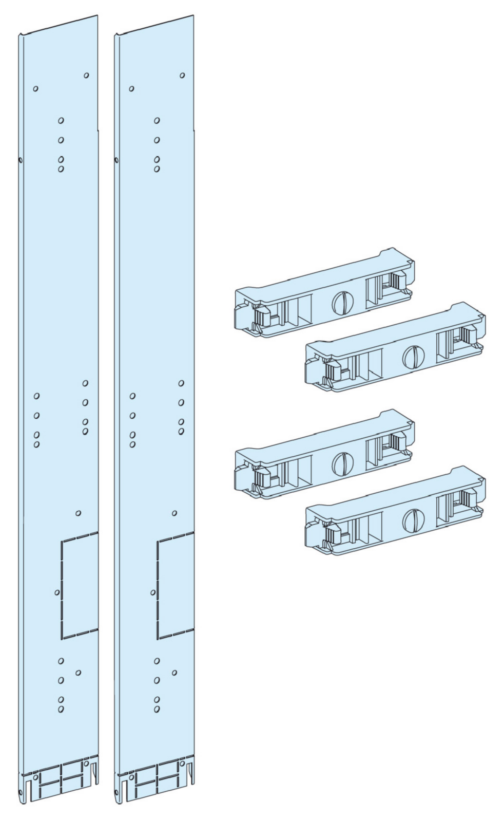FORM 2 SKILLE FRONT VERTIKAL SKINNE B150