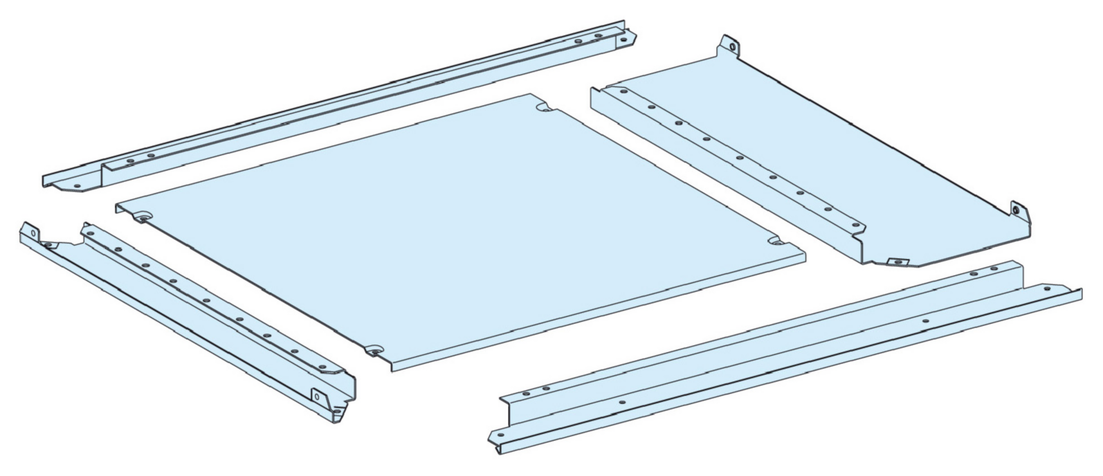 BUNNPLATE IP55 PRISMASET P B650+150 D400