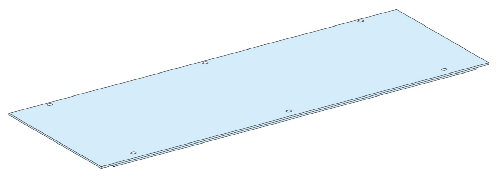 BAKPLATE IP55 BREDDE 650MM  PRISMASET P
