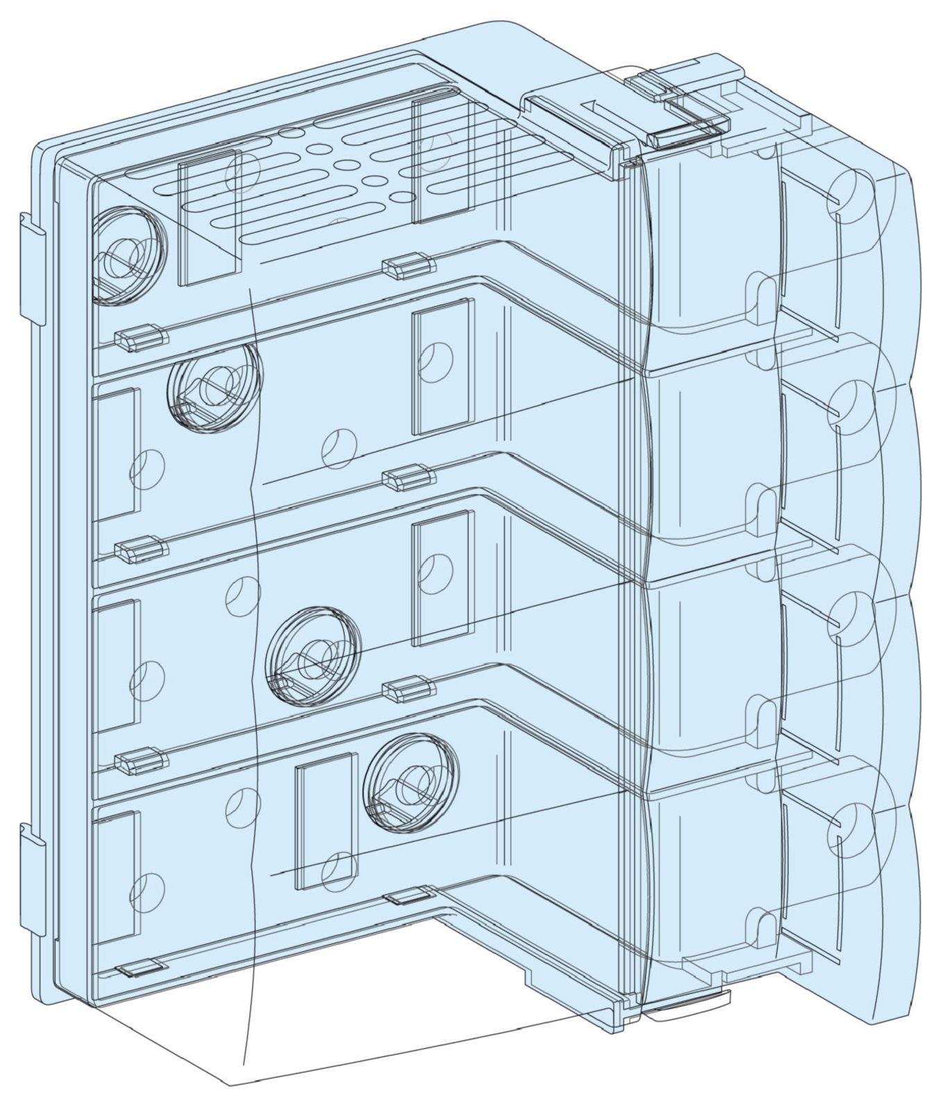 TILKOPL.BLOKK NS X/INS250-POWERCLIP G/P