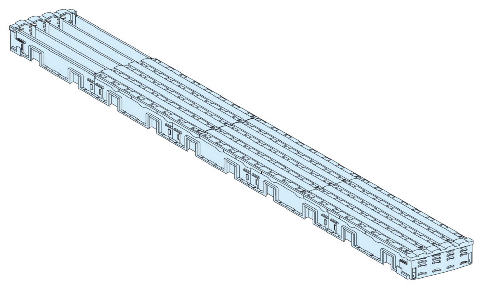 Samleskinne Linergy Bw 125A 4P L750 G/P