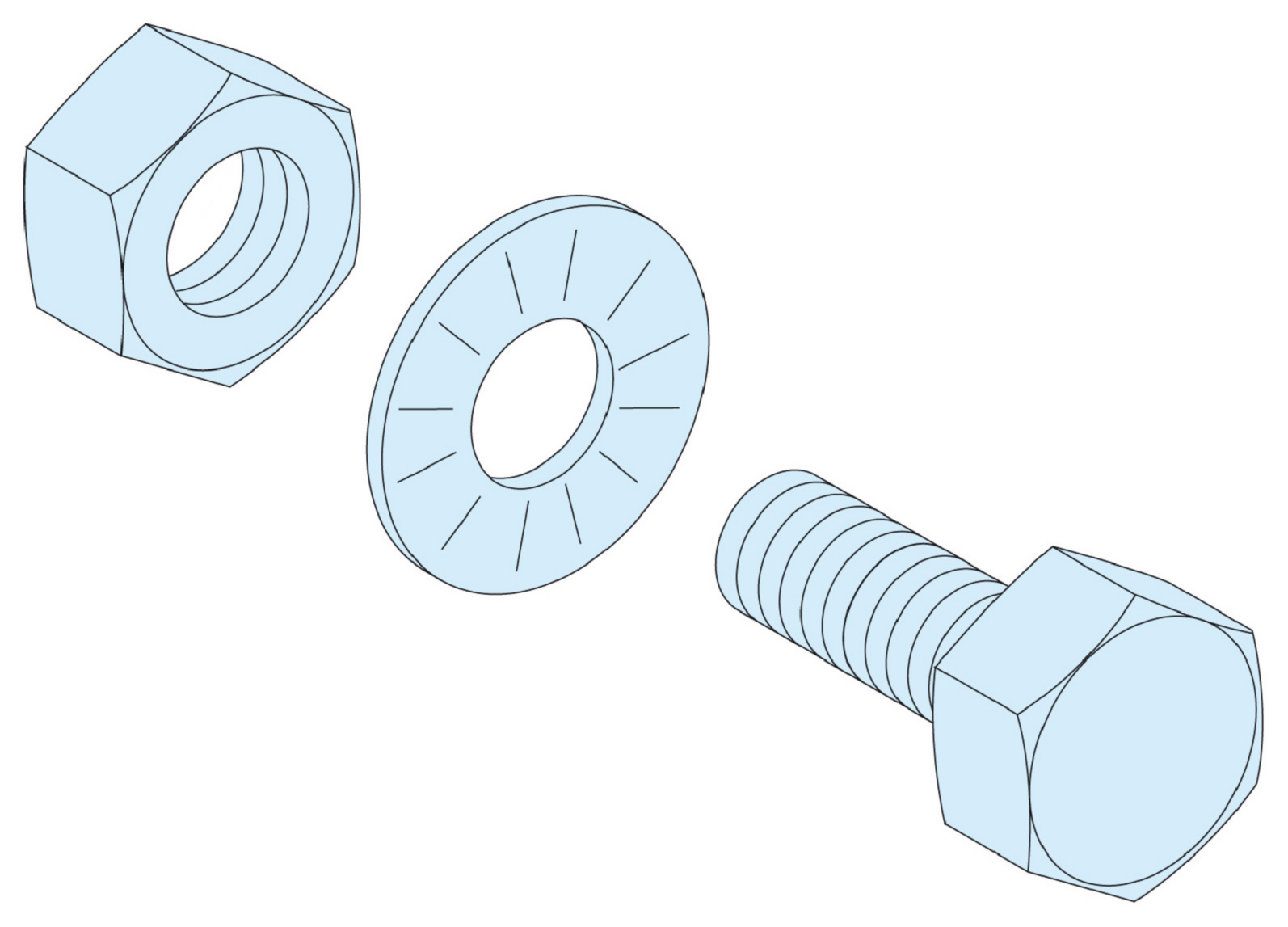 BOLTER-20STK-M6X20MM FOR 5MM SKINNE G/P