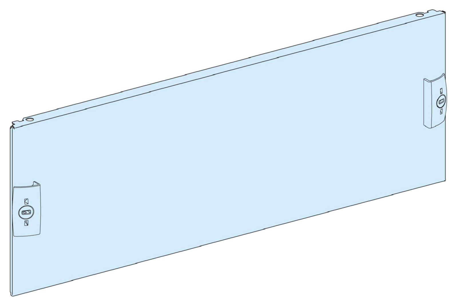 TETT FRONTPLATE 3MODULER PRISMASET G/P