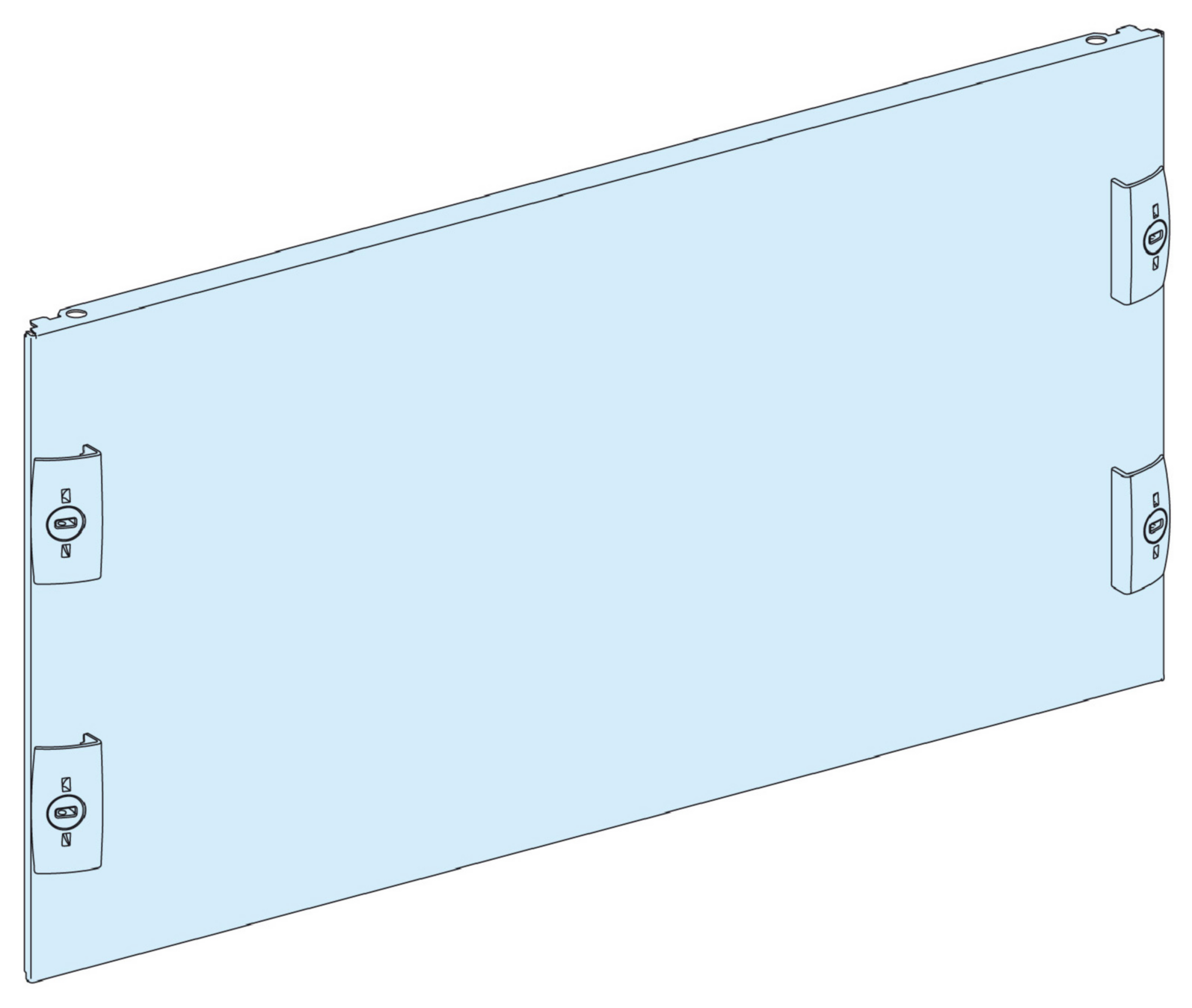 TETT FRONTPLATE 6MODULER PRISMASET G/P