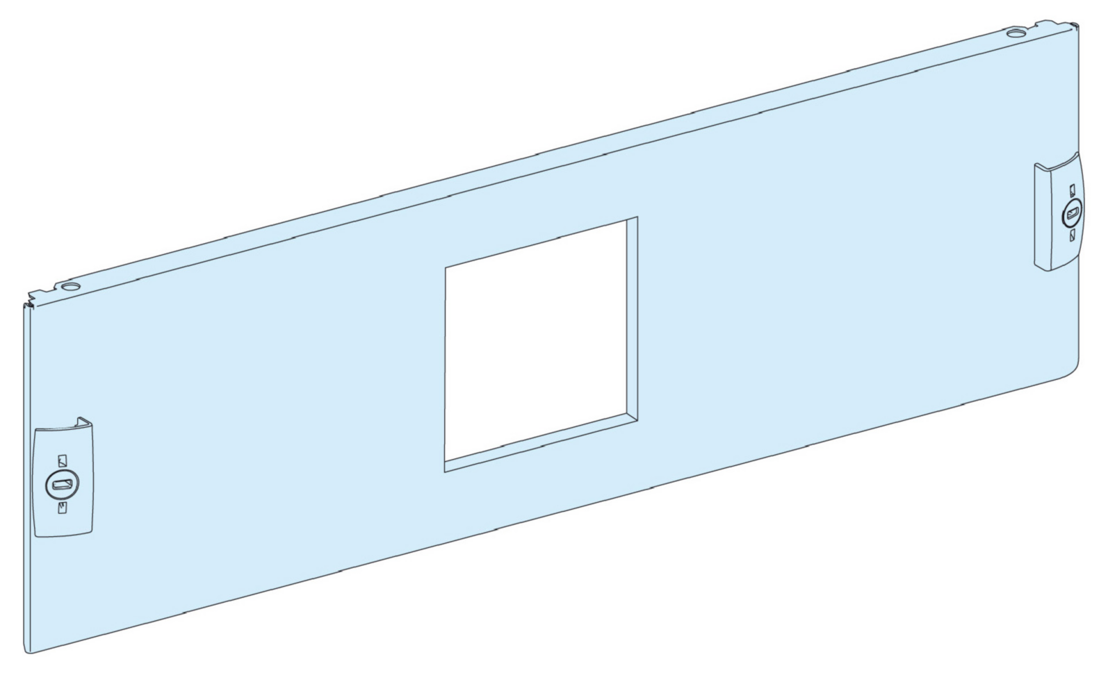 FRONTPL. FOR 1 STK 96X96, PRISMASET G/P