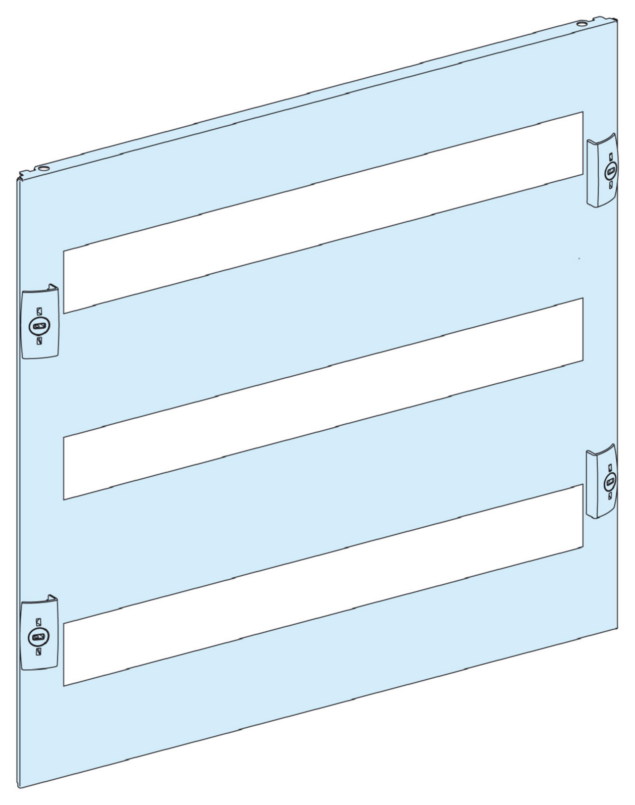 FRONTPLATE MODULÆRPRODUKTER 3REKKER-8M-PRISMAG/P