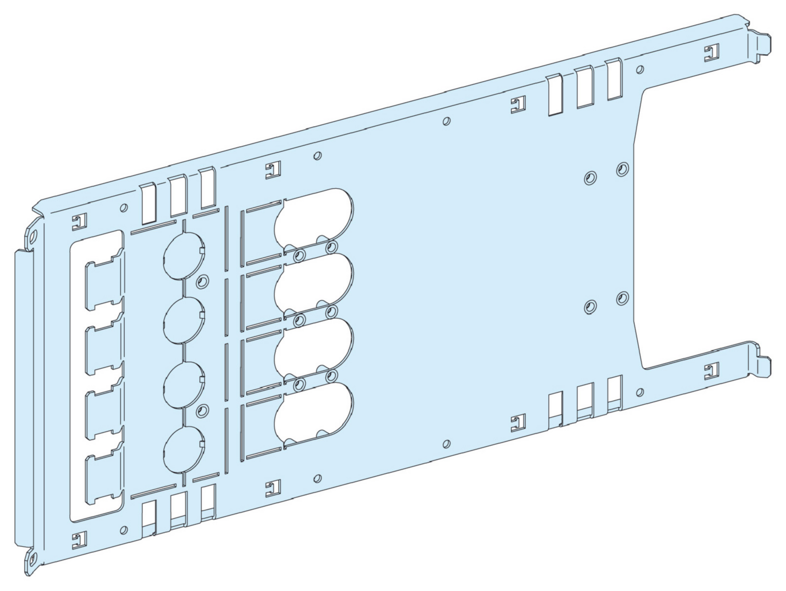 MONTASJEPL NSX630 PLUGIN HORISONTAL 4P P