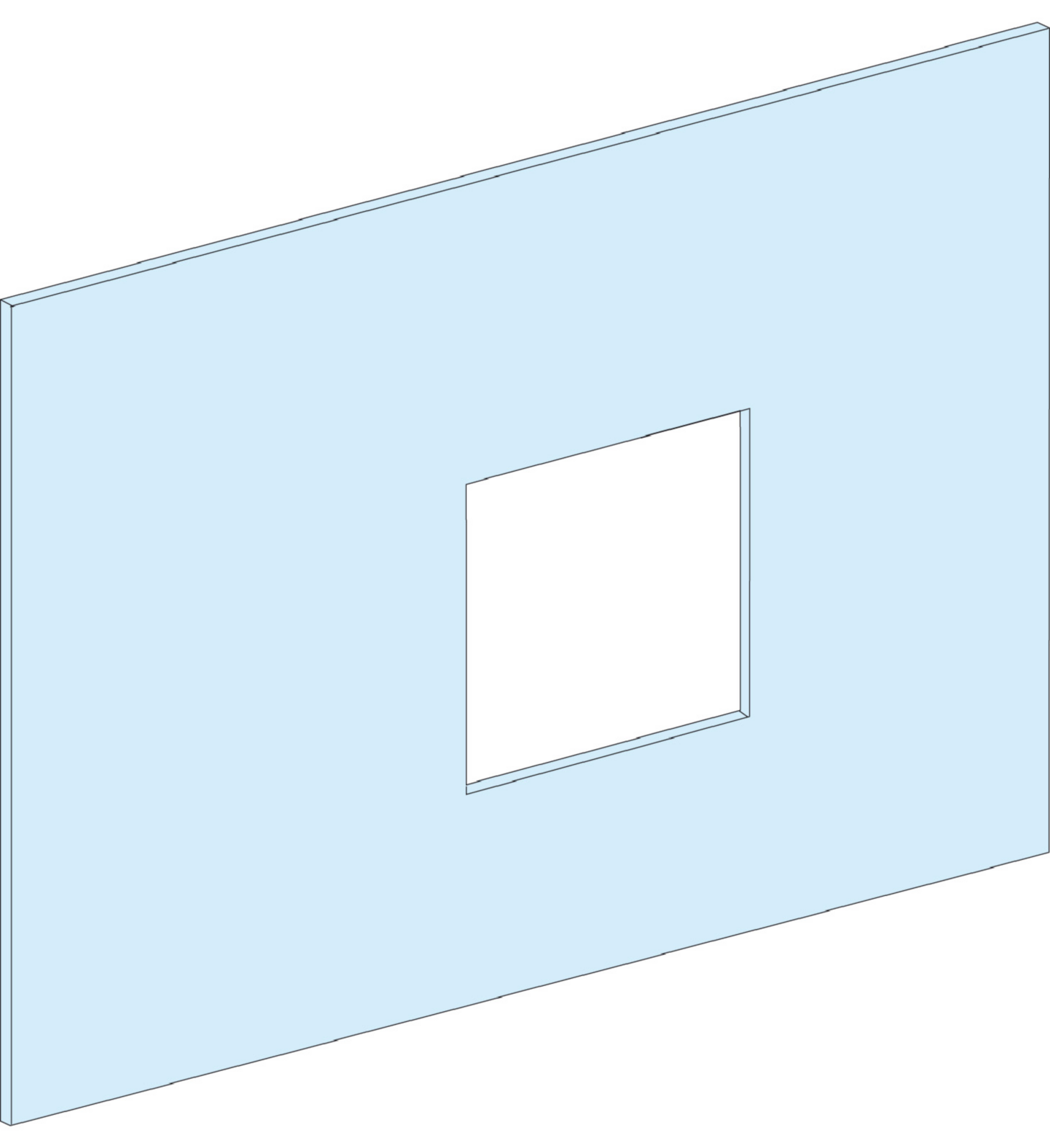 FRONTPL. NSX630 VERTIKAL PRISMASET G/P