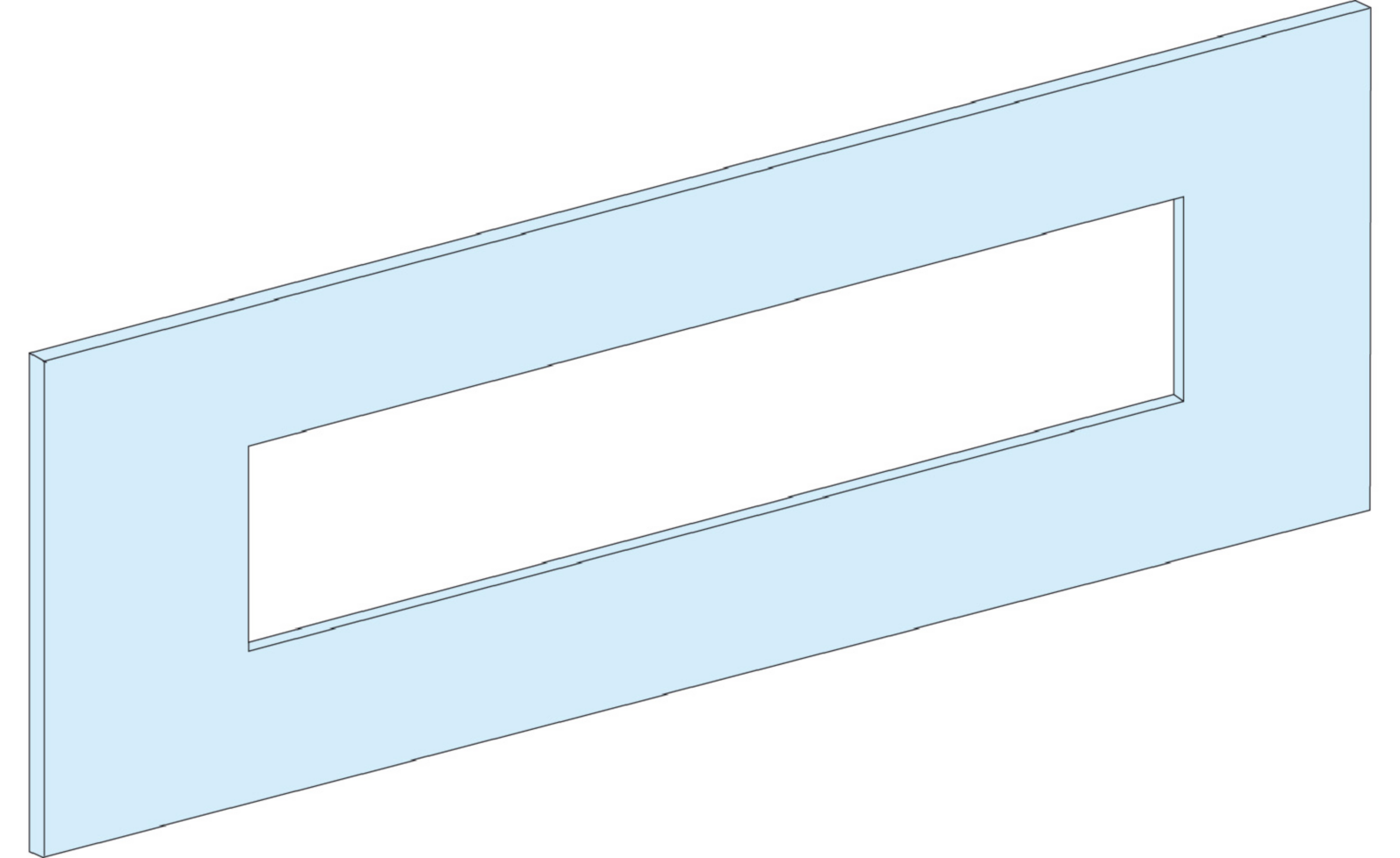 FRONTPLATE INS250 VERTIKAL PRISMASET P