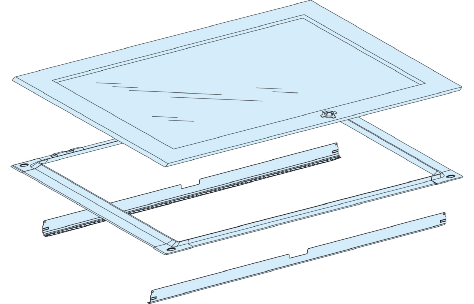 TRANSPARENT DØR PRISMAG IP55 33MOD B850