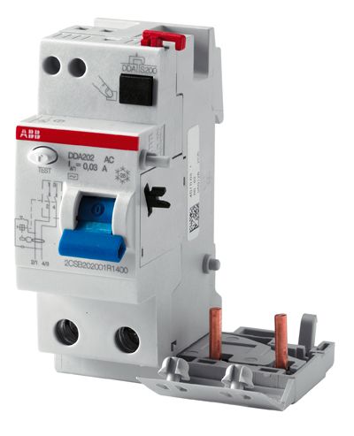 abb Fault curr add-on block dda200 2-poles 25a 30ma