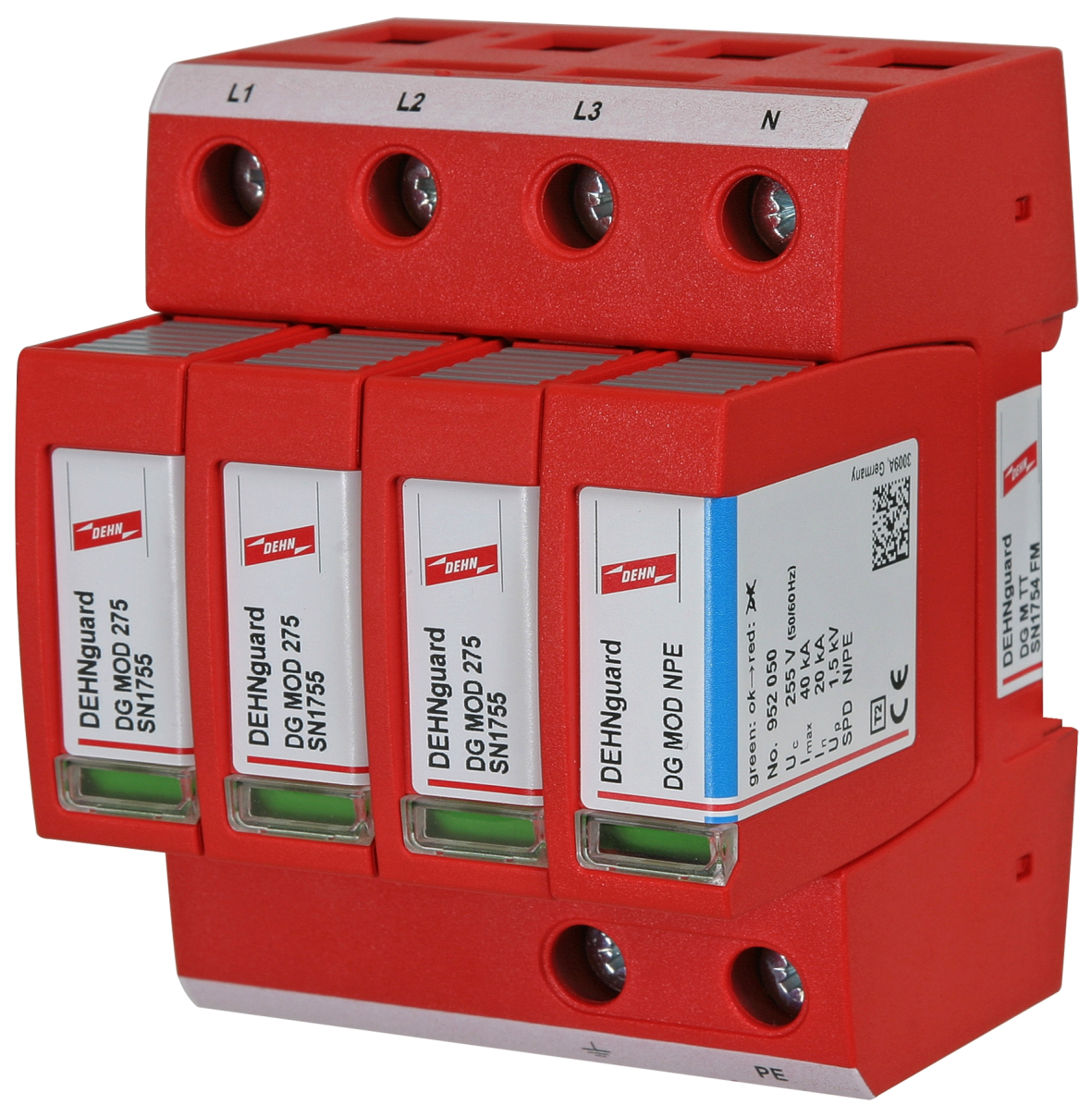 dehn Surge arrester for lv-network dg m tt 275 fm