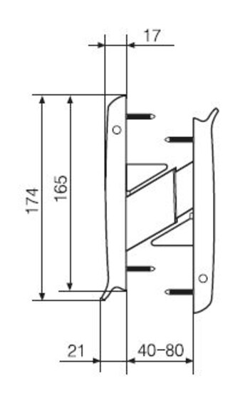 abloy Letter plate abloy df31 al/aho ss