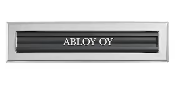 Letter Plate ABLOY DF60 STAINLESS STEEL SS