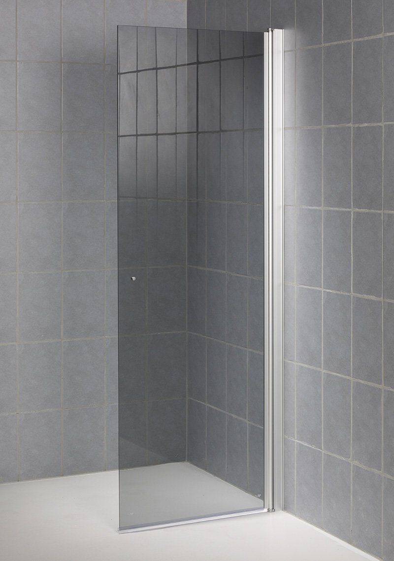 tammiholma Vändbar duschvägg tad 80x190cm grå glas