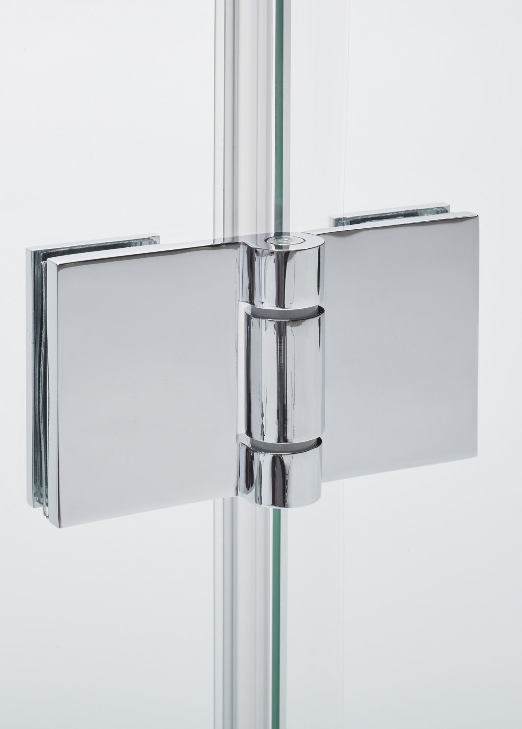 tammiholma Vikbar duschvägg 76x190cm grå glas