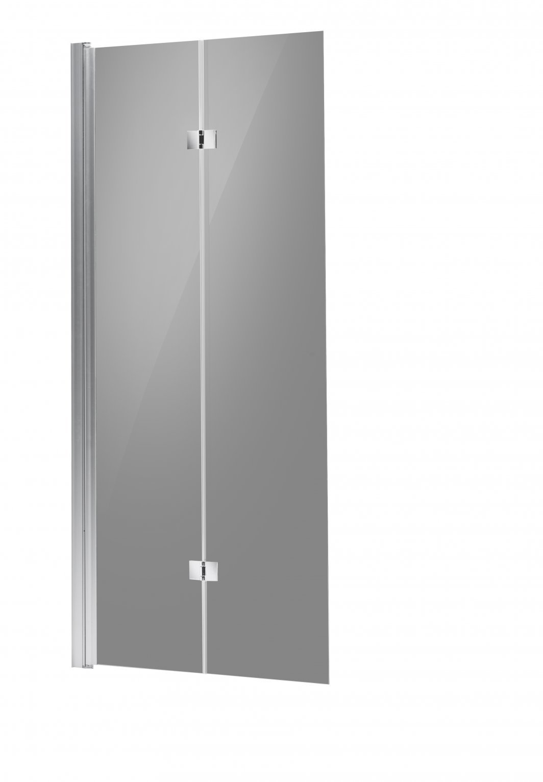 FOLDING SHOWER ENCLOSURE 86X190CM GREY GLASS