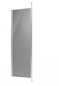 tammiholma Fixed shower enclosure pole 80x190cm grey glass