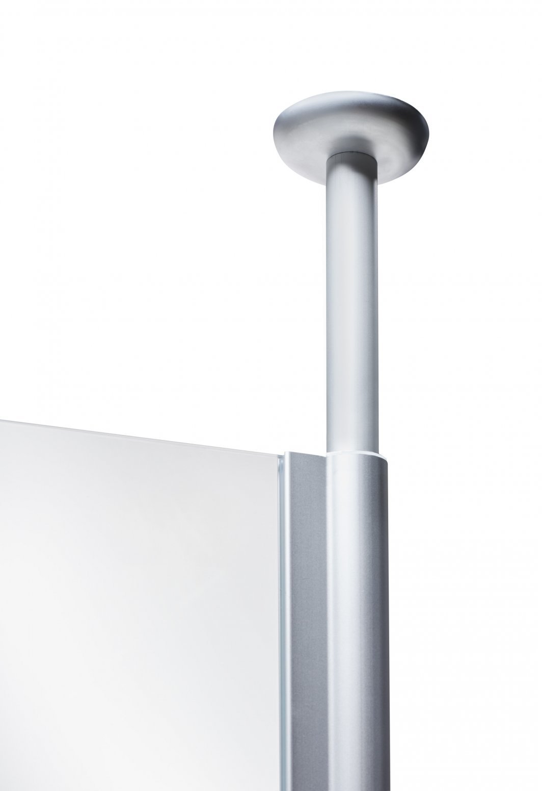 tammiholma Fixed shower enclosure pole 80x190cm grey glass