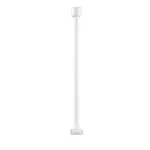 WALL SUPPORT SHOWER ROD 57CM WHITE