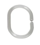 SHOWER CURTAIN RINGS WENKO 12PCS TRANSPARENT