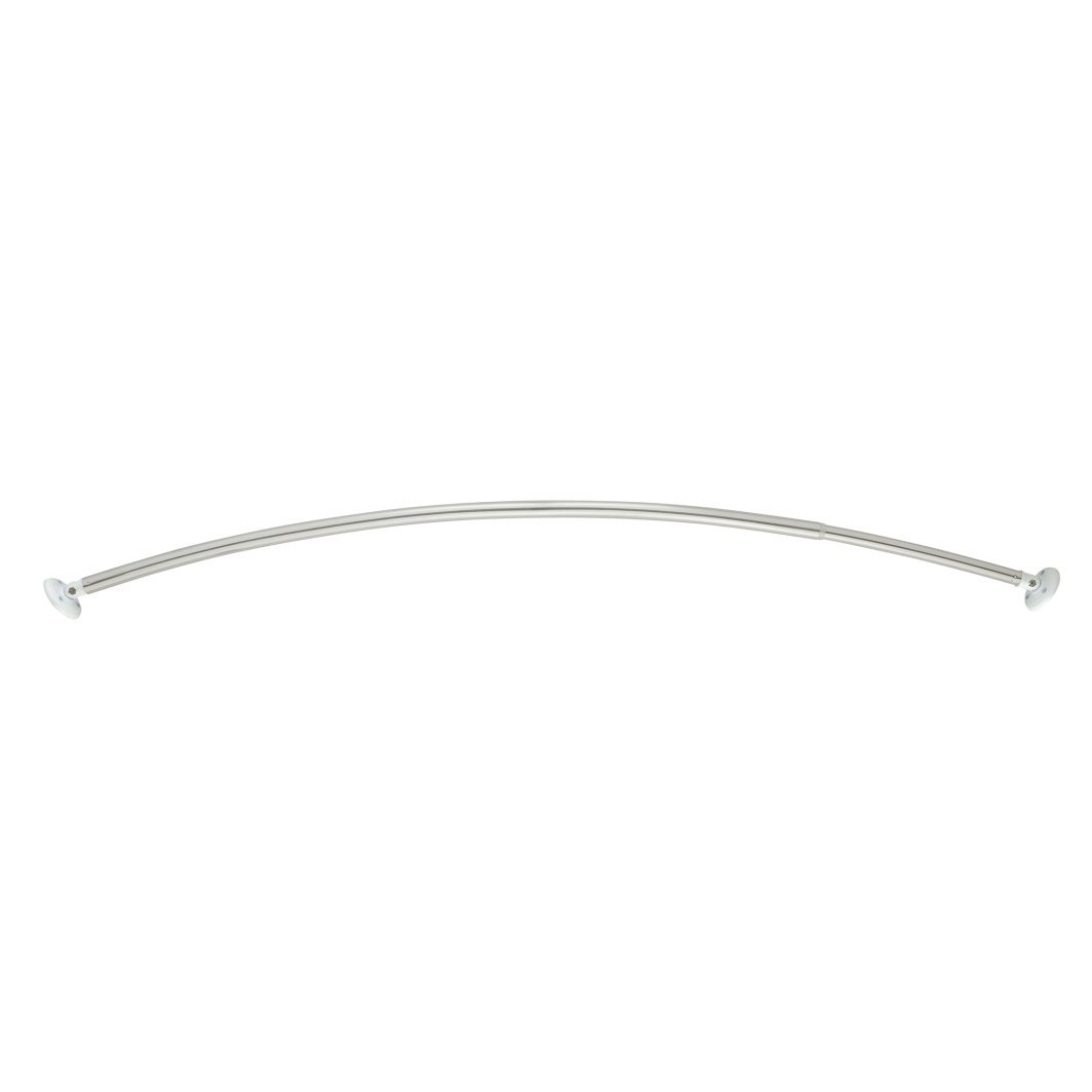 DUSCHGARDINSTÅNG WENKO VÄLVD, 110-200CM KROM