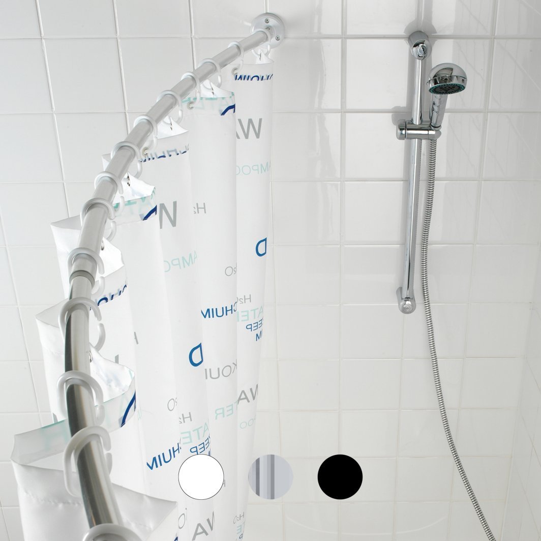 wenko Shower curtain rod wenko arched shape 110-200cm chrome