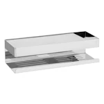 WALL SHELF GENOVA SHINE 30X8X10,5CM SS TURBO-LOC