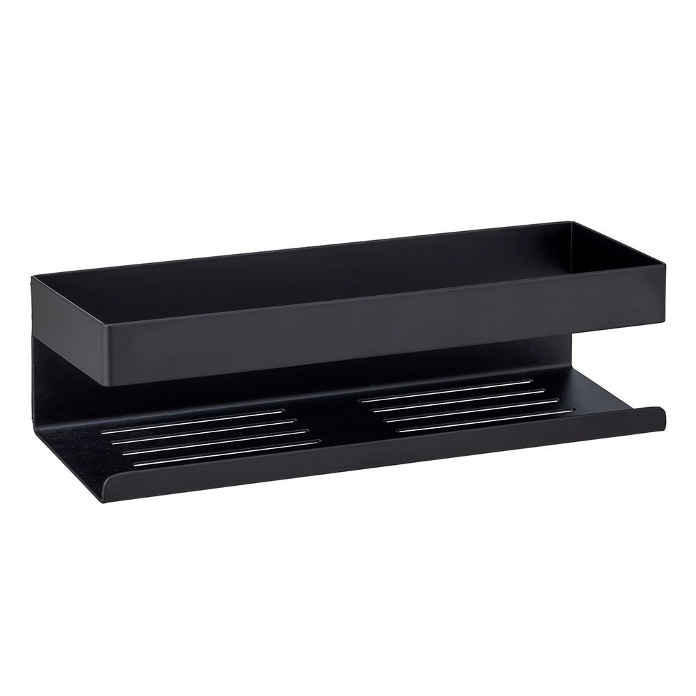 WALL SHELF GENOVA BLACK 30X8X10,5CM SS TURBO-LOC