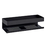 WALL SHELF GENOVA BLACK 30X8X10,5CM SS TURBO-LOC