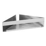 CORNER SHELF GENOVA MATT 36X8X17CM SS TURBO-LOC