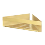 CORNER SHELF GENOVA GOLD 36X8X17CM SS TURBO-LOC