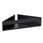 CORNER SHELF GENOVA BLACK 36X8X17CM SS TURBO-LOC