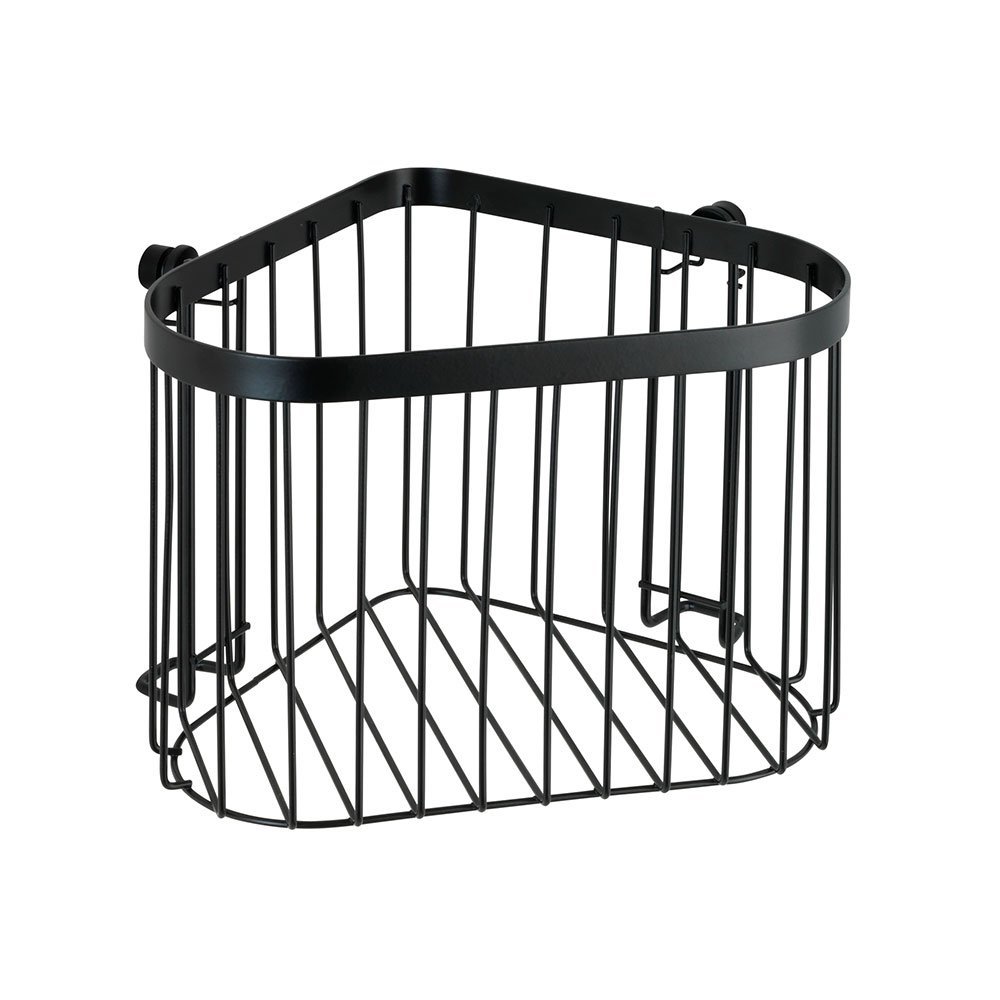 wenko Corner shelf classic plus 23,5x16,5x18,5cm black turbo-l
