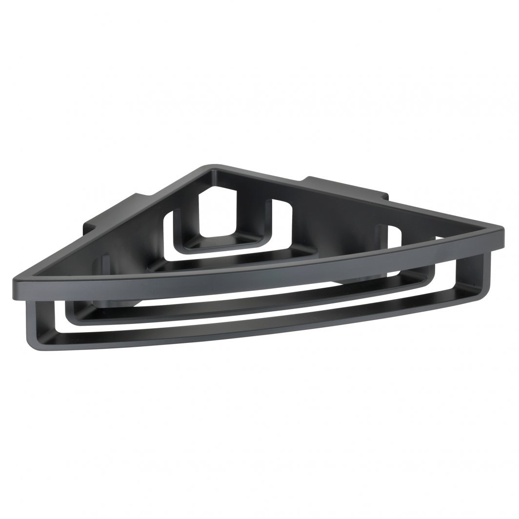 CORNER SHELF BRALIA 30X8,5X20CM BLACK TURBO-LOC