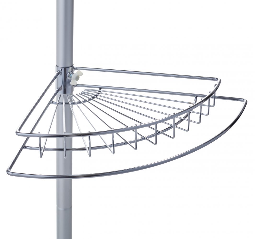 tammiholma Telescopic corner shelf 38x230-260x28cm chrome