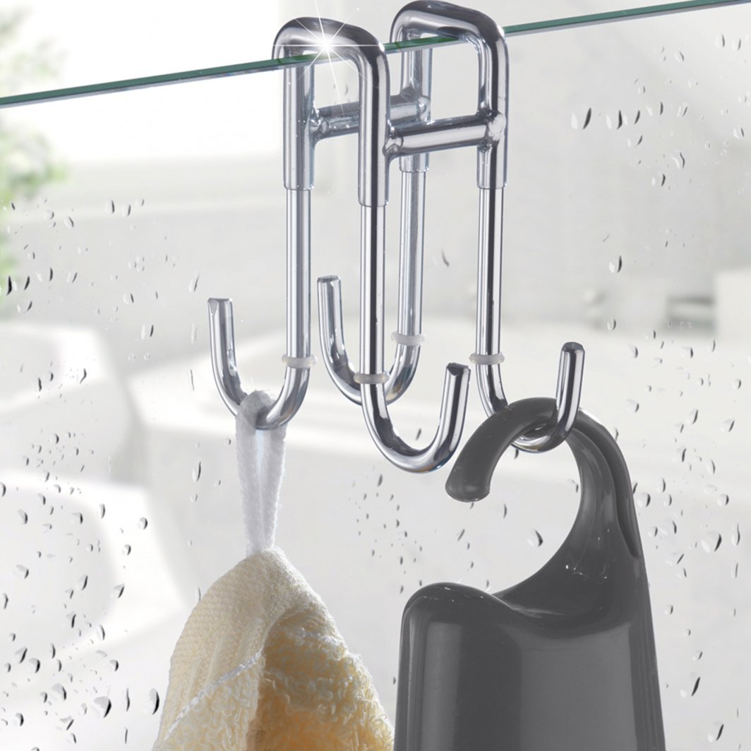 wenko Shower hook 3,5x8x8cm ss shiny chrome