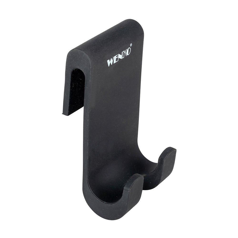 DUSCHKROK WENKO VERNA UNO 5X9,5X4,6CM SILIKON SVART