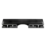 SHOWER ROD CADDY ALTARELLA L BLACK, 45X4X10,5CM