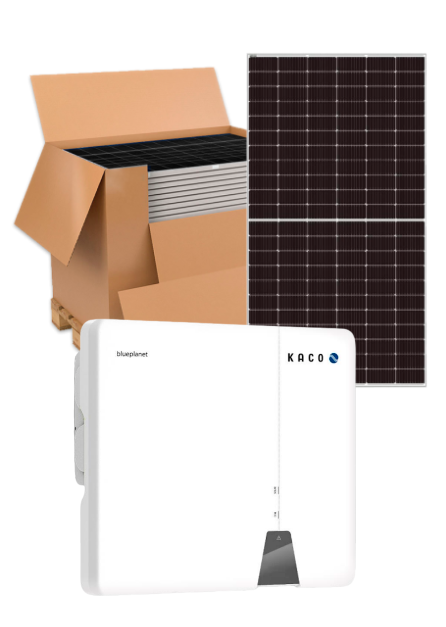 PV MODULE PALLET + INVERTER 36X465W + INVERTTERI 15KW