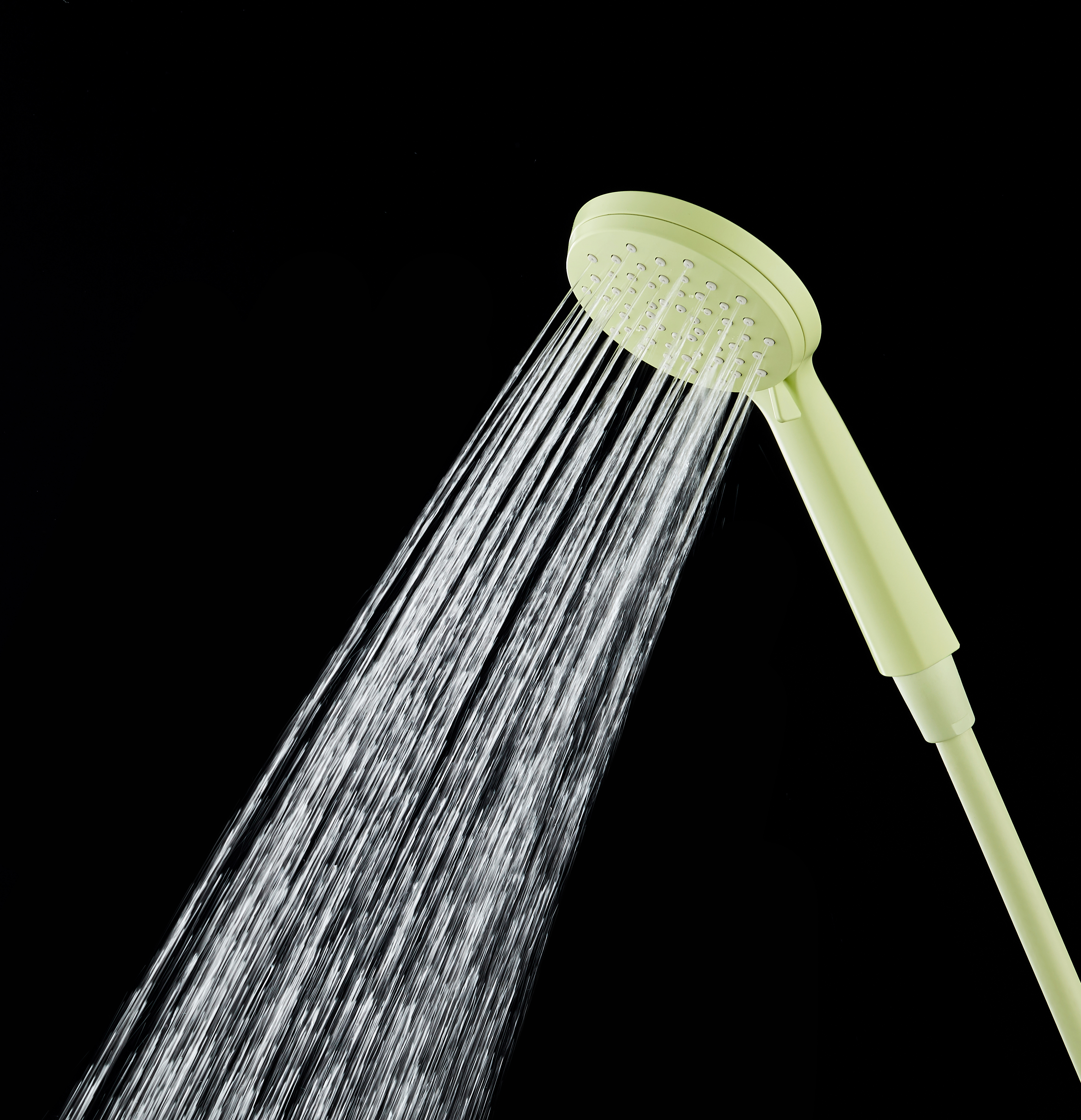 onninen Hand shower and hose pastel green 1,5m hose