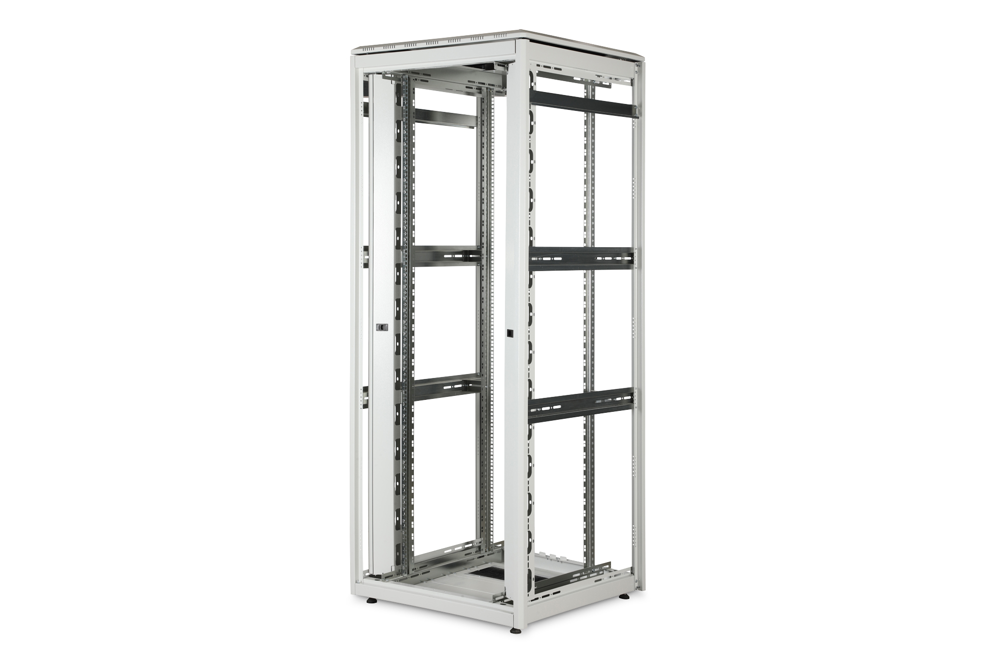 FLOOR CABINET 42U 2000X600X600 GY OPEN RACK