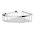 smedbo Corner basket smedbo sideline dk2021 chromed