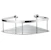 smedbo Corner basket smedbo sideline dk3031 chromed