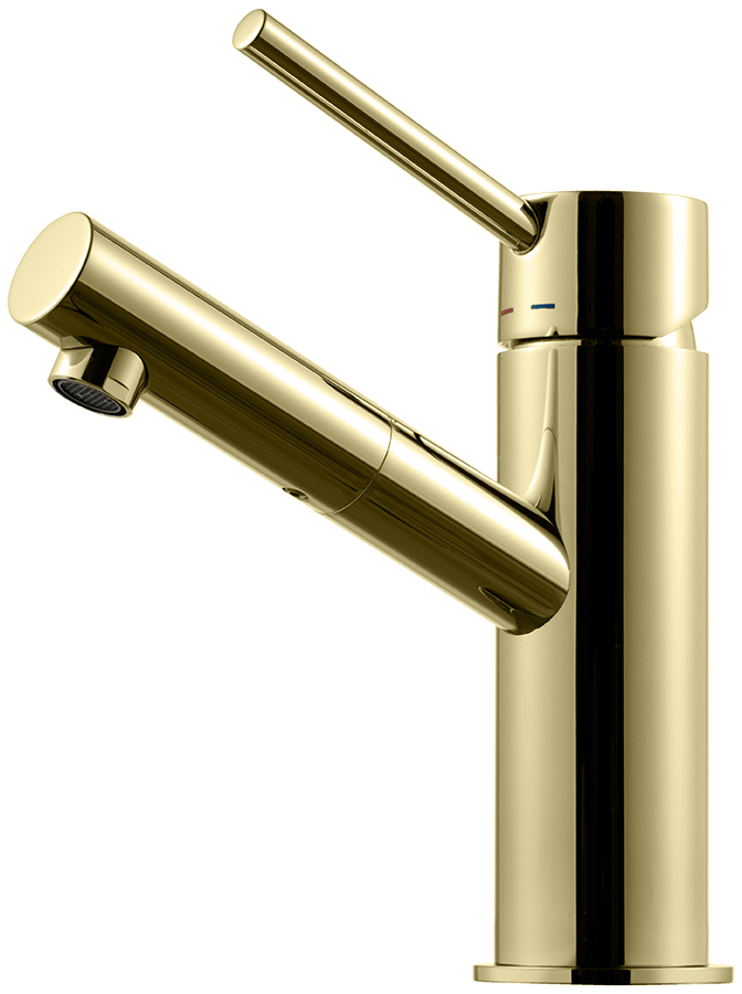 BASIN MIXER TAPWELL BI071 HONEY GOLD