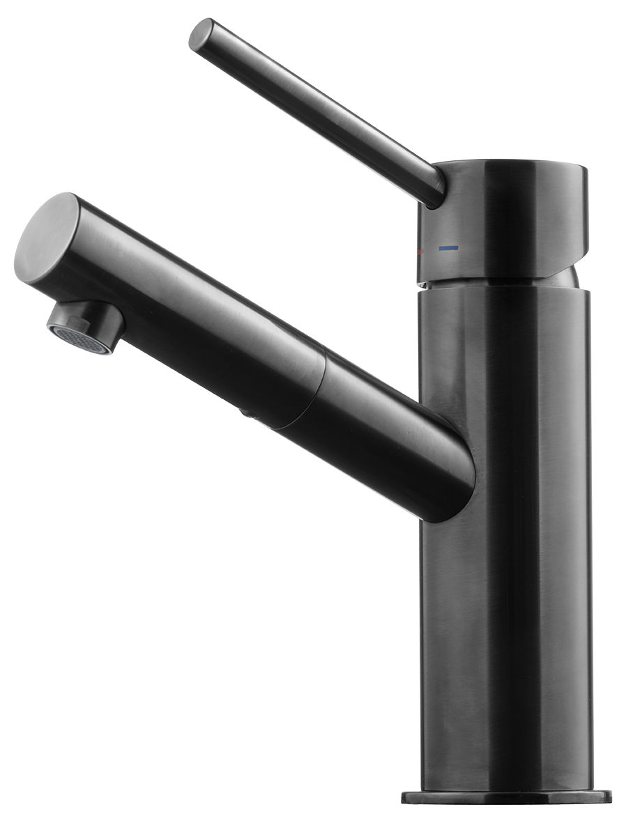 BASIN MIXER TAPWELL BI071 BR BLACK CHROME