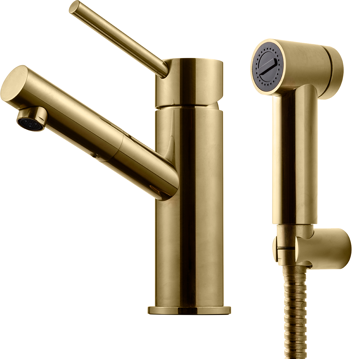 BASIN MIXER TAPWELL BI069 BIDE HONEY GOLD