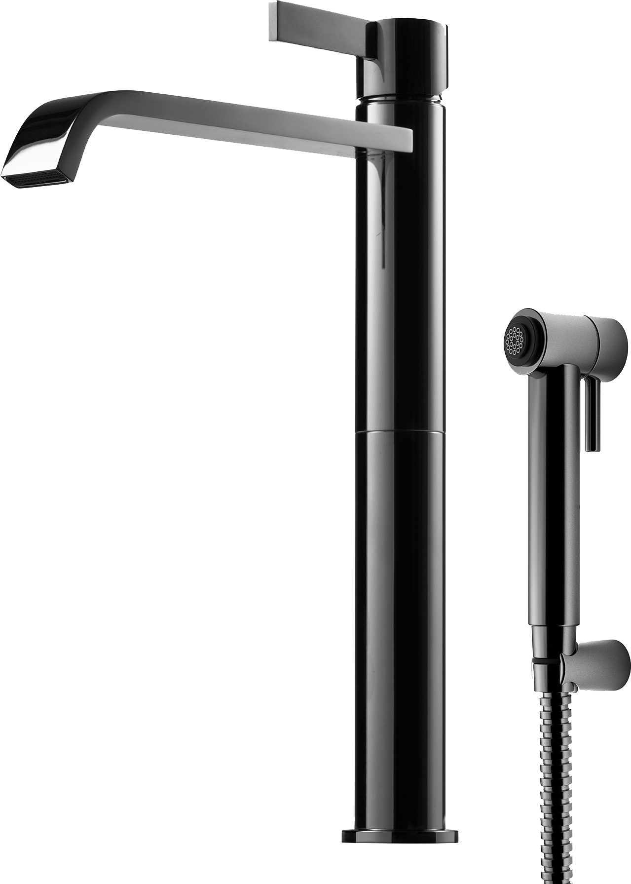 tapwell Basin mixer tapwell arm089 bide black chrome