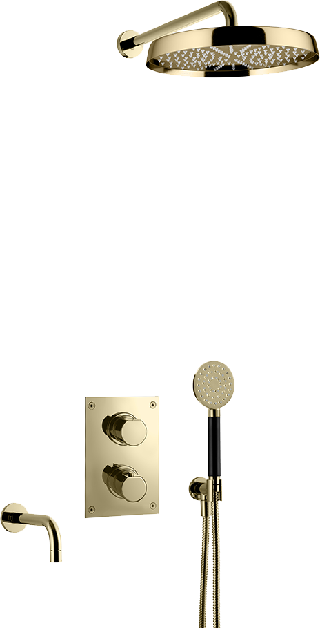 INBYGG DUSCH TAPWELL ARM7368 HONEY GOLD