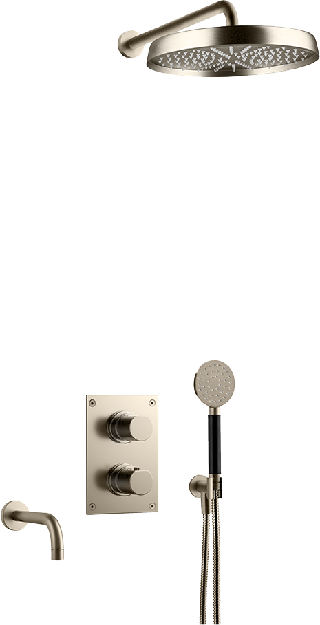 INBYGG DUSCH TAPWELL ARM7368 BRUSHED NICKEL